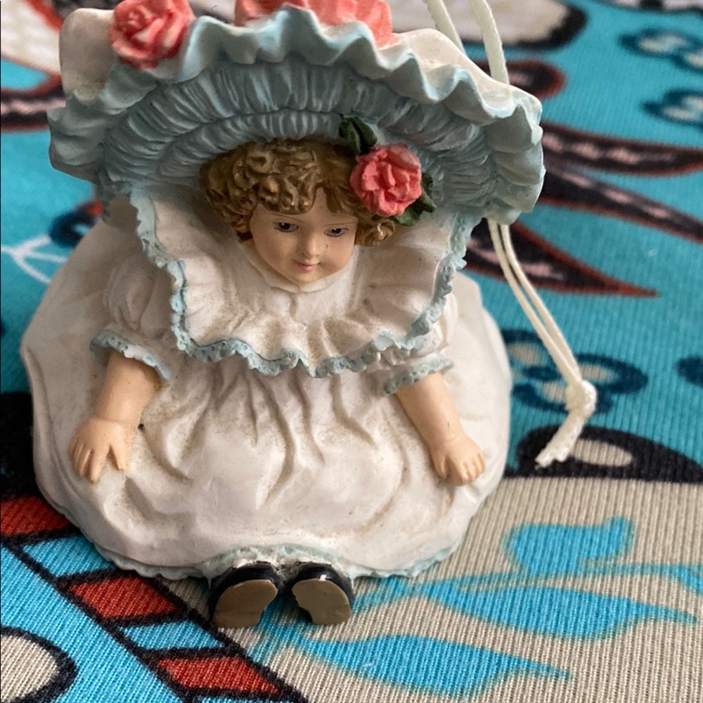 1991 Humphrey Bogart, Sarah, Porcelain Doll Figurine with Blue and Pink Accents